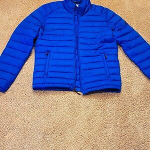 Mens Blue Puffer Jacket
